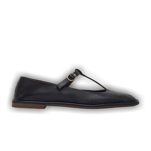 The Row Wmns Square T-Strap Ballerina Flat 'Black'