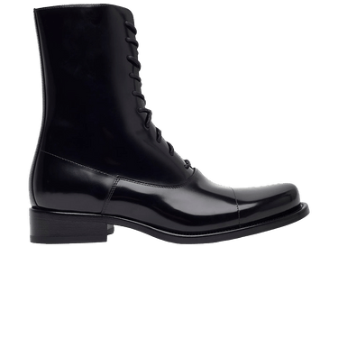 The Row Wmns Kai Lace Up Boot 'Black'
