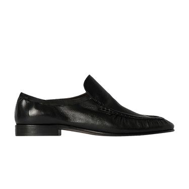 The Row Wmns Soft Mocassin Loafer 'Black'