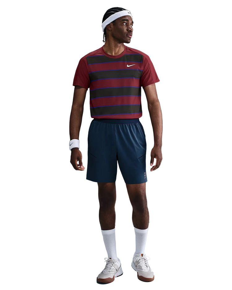 Nike Court Slam Dri-FIT ADV Tennis Top 'Dark Team Red/White'