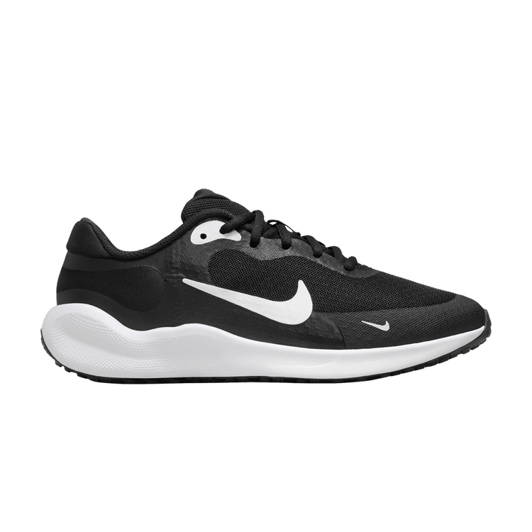 Nike Revolution 7 GS 'Black White' FB7689 003