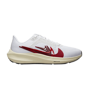 Nike Wmns Air Zoom Pegasus 40 Premium 'Quadruple Swoosh - White Team Red'