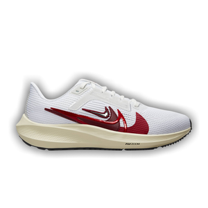 Nike Wmns Air Zoom Pegasus 40 Premium 'Quadruple Swoosh - White Team Red'