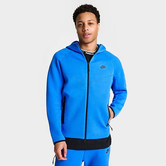 Nike Sportswear Tech Fleece Windrunner Full Zip Hoodie 'Light Photo Blue/Black'