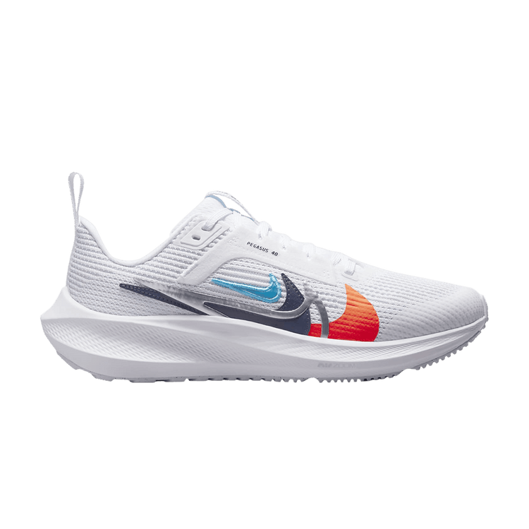 Nike Air Zoom Pegasus 40 Premium GS 'Quadruple Swoosh - White Multi-Color' FB8866 100