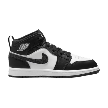 Air Jordan 1 Mid SE PS 'Panda Elephant'
