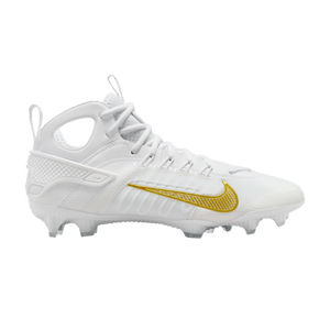 Nike Huarache 9 Elite Mid LAX 'White Metallic Vivid Gold'