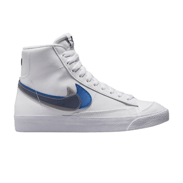 Nike Blazer Mid Next Nature GS 'Double Swoosh - White Hyper Royal'