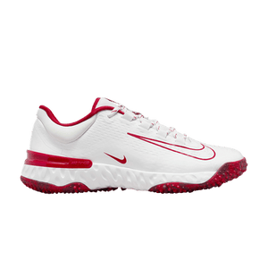 Nike Wmns Alpha Huarache Elite 4 TF 'White University Red'