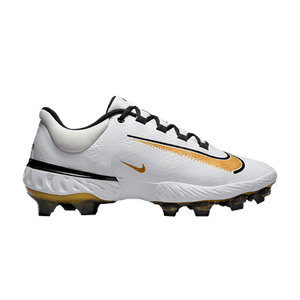 Nike Alpha Huarache Elite 4 Low MCS 'White Metallic Gold'