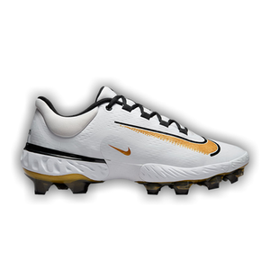 Nike Alpha Huarache Elite 4 Low MCS 'White Metallic Gold'