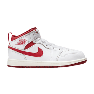 Air Jordan 1 Mid SE PS 'White Dune Red'
