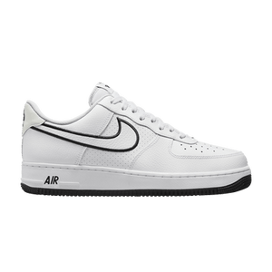 Nike Air Force 1 '07 'Embroidered Swoosh - White Black'