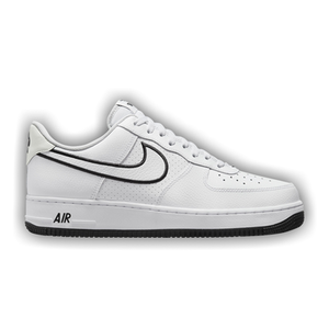 Nike Air Force 1 '07 'Embroidered Swoosh - White Black'