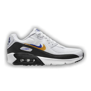 Nike Air Max 90 GS 'Double Swoosh - White Gold Royal'