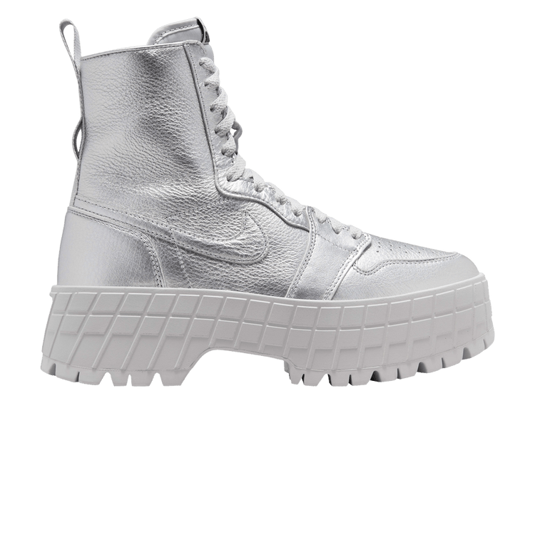 Wmns Air Jordan 1 High Brooklyn 'Metallic Silver' FJ5737 002