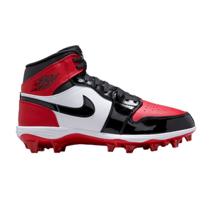 Air Jordan 1 Mid TD Cleat 'Bred Toe'