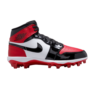 Air Jordan 1 Mid TD Cleat 'Bred Toe'