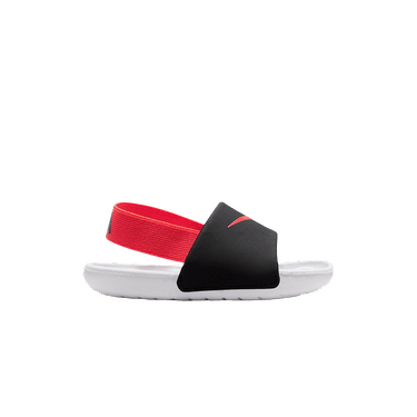 Nike Kawa Slides TD 'Black White Bright Crimson'