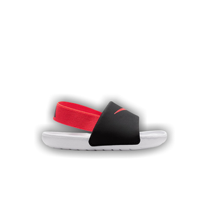Nike Kawa Slides TD 'Black White Bright Crimson'