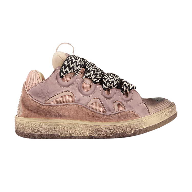 Lanvin Curb Sneakers 'Distressed - Pink' FM SKRK11 DEST A2351