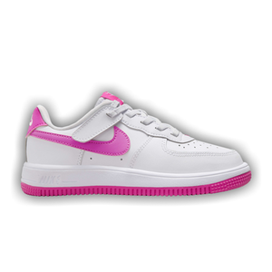 Nike Force 1 Low EasyOn PS 'White Laser Fuchsia'