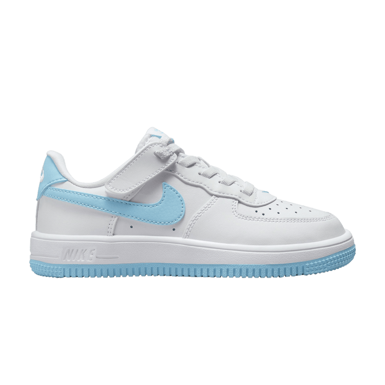 Nike Force 1 Low EasyOn PS 'White Aquarius Blue' FN0237 107