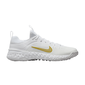 Nike Huarache 9 Elite TF LAX 'White Metallic Vivid Gold'