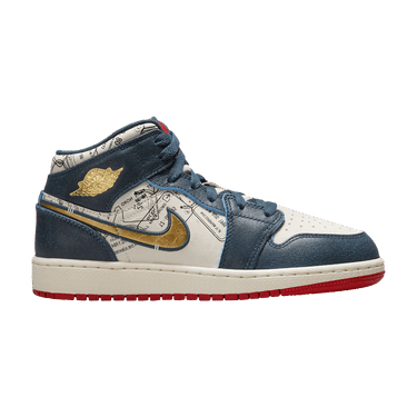 Air Jordan 1 Mid SE GS 'Take Flight'
