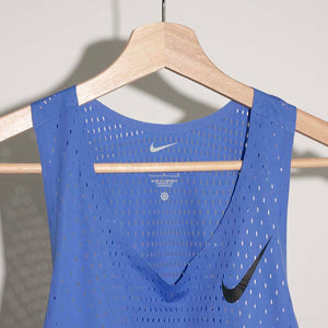 Nike AeroSwift Dri-FIT ADV Running Singlet 'Comet Blue/Black'