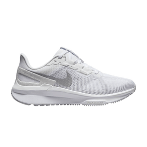 Nike Wmns Air Zoom Structure 25 Wide 'White Metallic Silver'