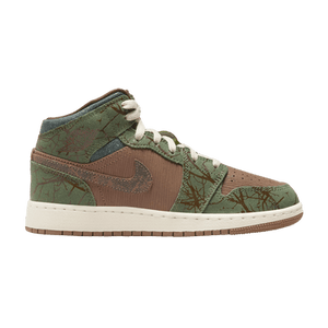 Air Jordan 1 Mid GS 'Treeline'