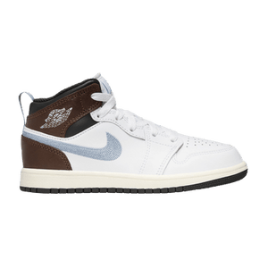 Air Jordan 1 Mid SE PS 'White Blue Grey'