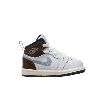 Air Jordan 1 Mid TD 'White Black Sail Blue Grey'