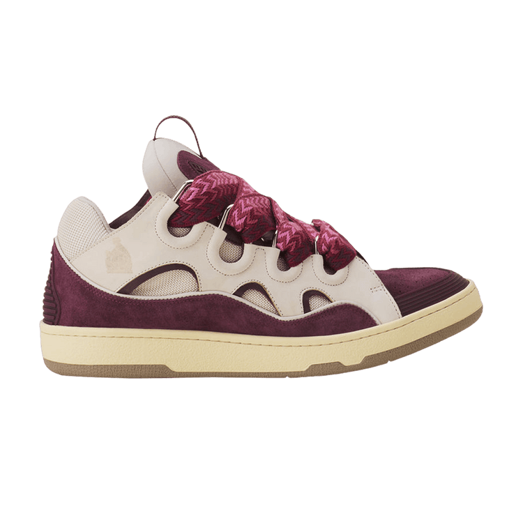 Lanvin Curb Sneaker 'Beige Burgundy' FU SKDK12 BICO E250539