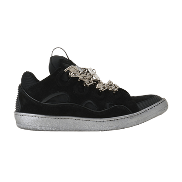 Lanvin Curb Sneaker 'Black Silver'