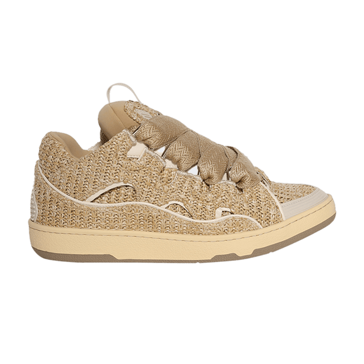 Lanvin Curb Raffia Sneakers 'Natural' FU SKDK12 RACA P2565