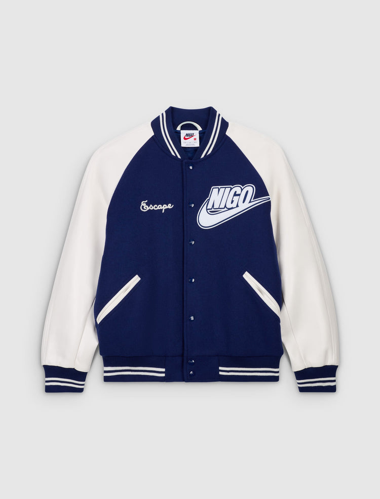 Nike x Nigo NRG Varsity Jacket 'Navy'
