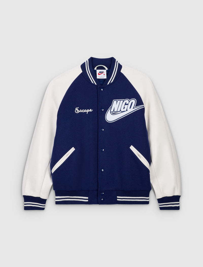 Nike x Nigo NRG Varsity Jacket 'Navy'