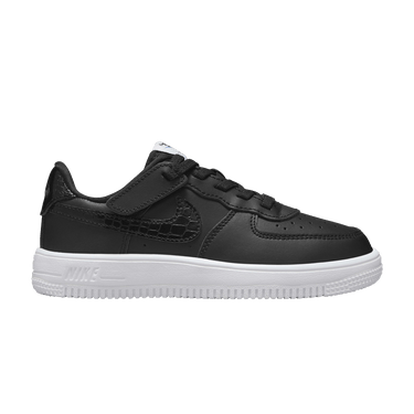 Nike Force 1 Low LV8 EasyOn PS 'Black Croc'