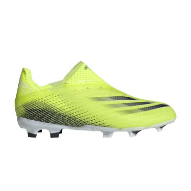 Adidas X Ghosted+ Laceless FG J 'Solar Yellow'