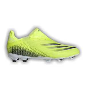 Adidas X Ghosted+ Laceless FG J 'Solar Yellow'