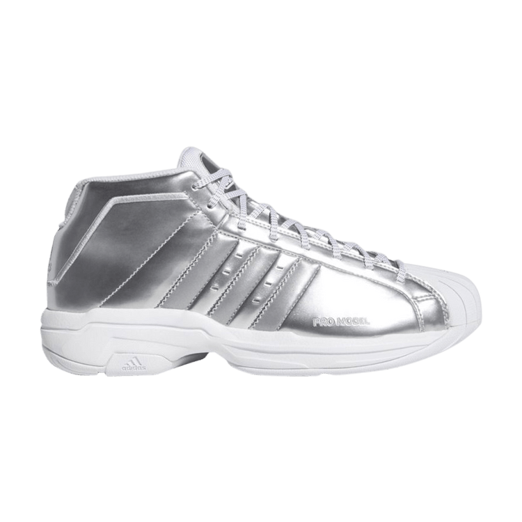 Adidas Pro Model 2G 'Gold and Silver Metallic' FW9488
