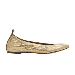 Lanvin Wmns The Ballerina Flat 'Gold'