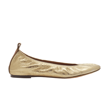 Lanvin Wmns The Ballerina Flat 'Gold'
