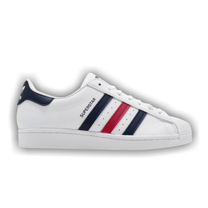 Adidas Superstar 'White Scarlet'