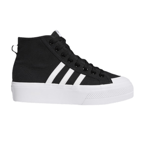 adidas Wmns Nizza Platform Mid 'Core Black White'