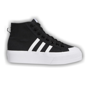 adidas Wmns Nizza Platform Mid 'Core Black White'