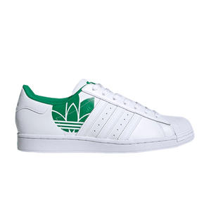 Adidas Superstar 'Trefoil Print - White Green'