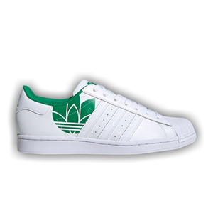 Adidas Superstar 'Trefoil Print - White Green'